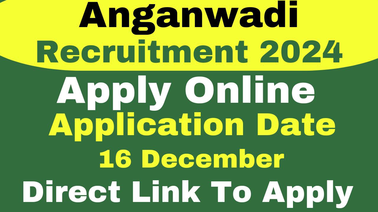 Rajasthan Anganwadi Vacancy